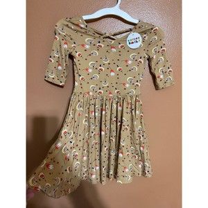 NWT Dot Dot Smile Twirl Dress Short Sleeve Girls Size 7